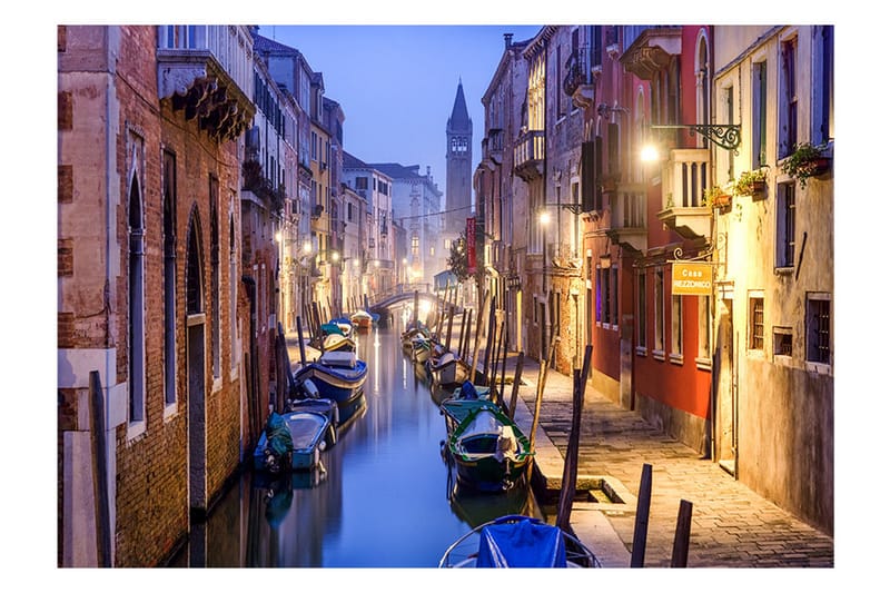 Fototapet  Evening In Venice 250x175 - Artgeist sp. z o. o. - Innredning - Veggdekorasjon - Tapeter - Fototapeter