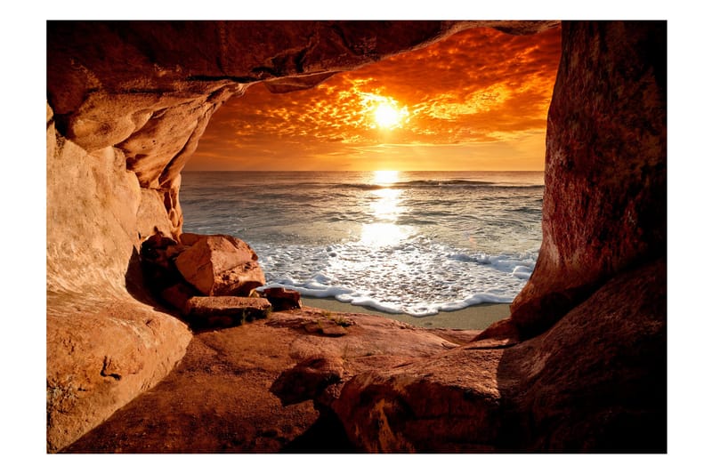 Fototapet Exit From The Cave 100x70 - Artgeist sp. z o. o. - Innredning - Veggdekorasjon - Tapeter - Fototapeter