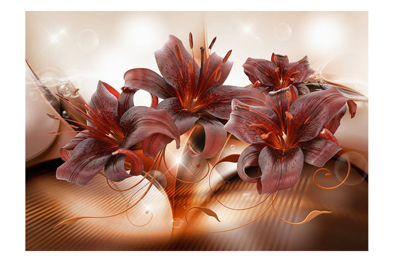 Fototapet Fiery Temperament 200x140 - Artgeist sp. z o. o. - Innredning - Veggdekorasjon - Tapeter - Fototapeter