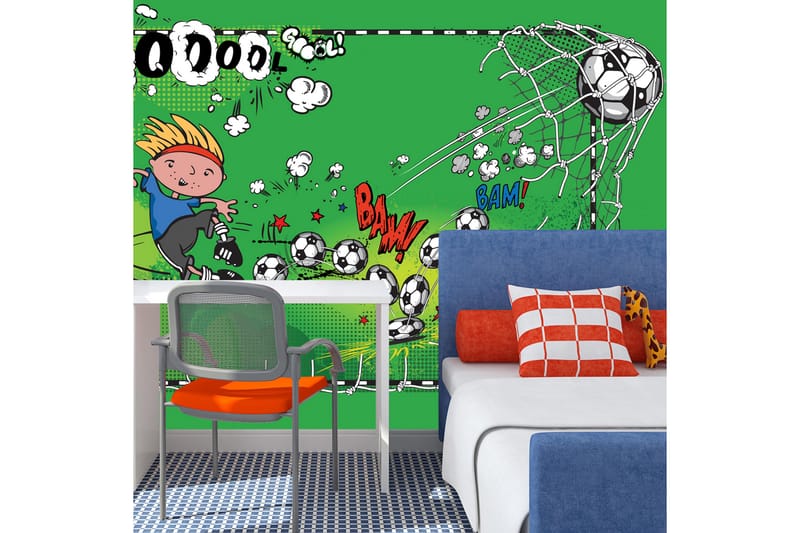 Fototapet First Gol 350x245 - Artgeist sp. z o. o. - Innredning - Veggdekorasjon - Tapeter - Fototapeter