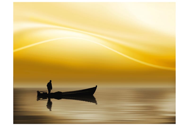 Fototapet Fishing At Sunset 300x231 - Artgeist sp. z o. o. - Innredning - Veggdekorasjon - Tapeter - Fototapeter