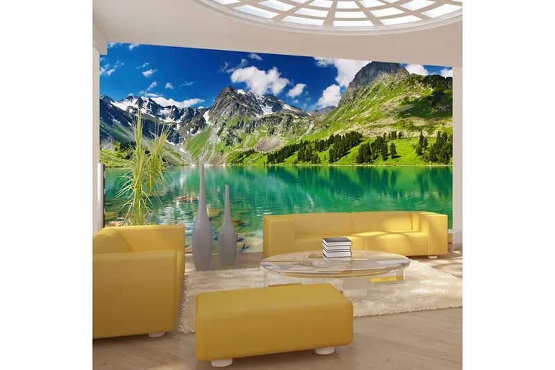 Fototapet Fjellsjø 450x270, Artgeist sp. z o. o.