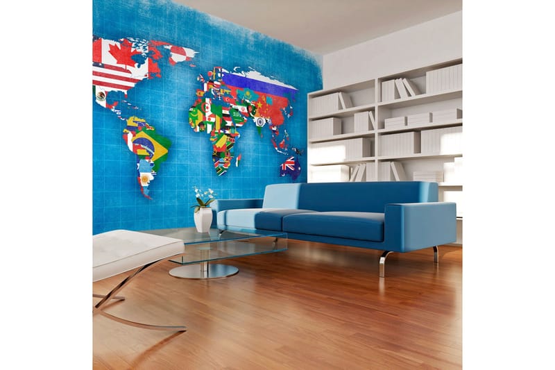 Fototapet Flagg Of Countries 250x193, Artgeist sp. z o. o.