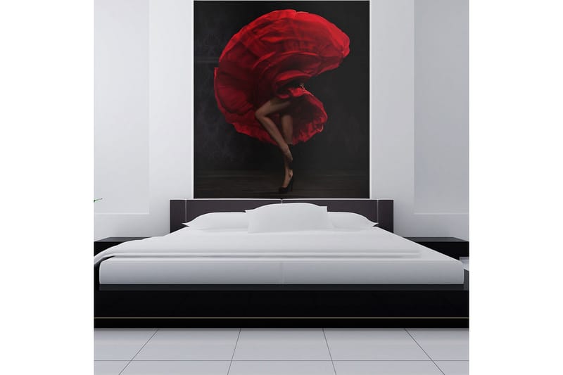 Fototapet Flamencodanser 300x231 - Artgeist sp. z o. o. - Innredning - Veggdekorasjon - Tapeter - Fototapeter