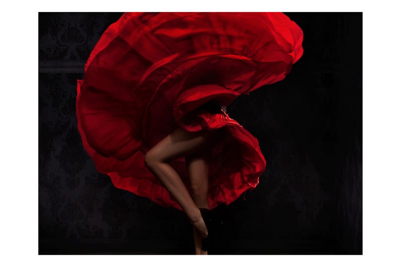 Fototapet Flamencodanser 300x231 - Artgeist sp. z o. o. - Innredning - Veggdekorasjon - Tapeter - Fototapeter