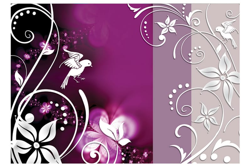 Fototapet Floral Fantasy 400x280 - Artgeist sp. z o. o. - Innredning - Veggdekorasjon - Tapeter - Fototapeter
