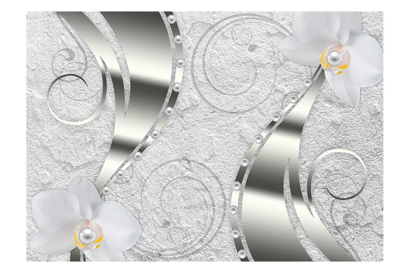 Fototapet Flowering Abstraction 350x245 - Artgeist sp. z o. o. - Innredning - Veggdekorasjon - Tapeter - Fototapeter