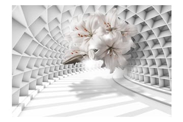 Fototapet Flowers In The Tunnel 200x140 - Innredning - Veggdekorasjon - Tapeter - Fototapeter