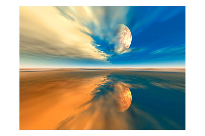 Fototapet Fly Me To The Moon 400x309 - Artgeist sp. z o. o. - Innredning - Veggdekorasjon - Tapeter - Fototapeter