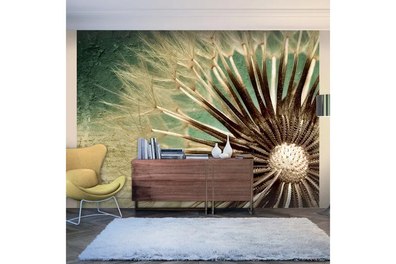 Fototapet Focus On Dandelion 400x309 - Artgeist sp. z o. o. - Innredning - Veggdekorasjon - Tapeter - Fototapeter