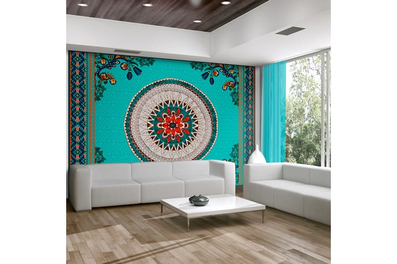 Fototapet Folk Inspiration 200x140 - Artgeist sp. z o. o. - Innredning - Veggdekorasjon - Tapeter - Fototapeter