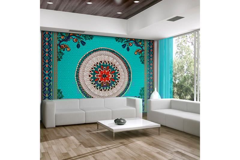 Fototapet Folk Inspiration 200x140 - Artgeist sp. z o. o. - Innredning - Veggdekorasjon - Tapeter - Fototapeter