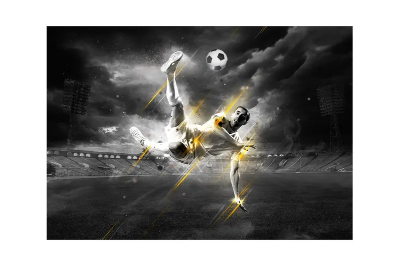 Fototapet Football Legend 300x210 - Artgeist sp. z o. o. - Innredning - Veggdekorasjon - Tapeter - Fototapeter