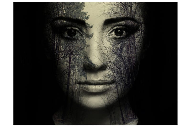 Fototapet Forest Mask 250x193 - Artgeist sp. z o. o. - Innredning - Veggdekorasjon - Tapeter - Fototapeter