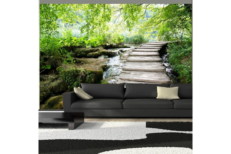 Fototapet Forest Path 400x280 - Artgeist sp. z o. o. - Innredning - Veggdekorasjon - Tapeter - Fototapeter