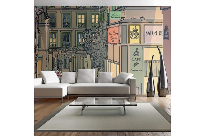 Fototapet Frokost Paris 450x270, Artgeist sp. z o. o.