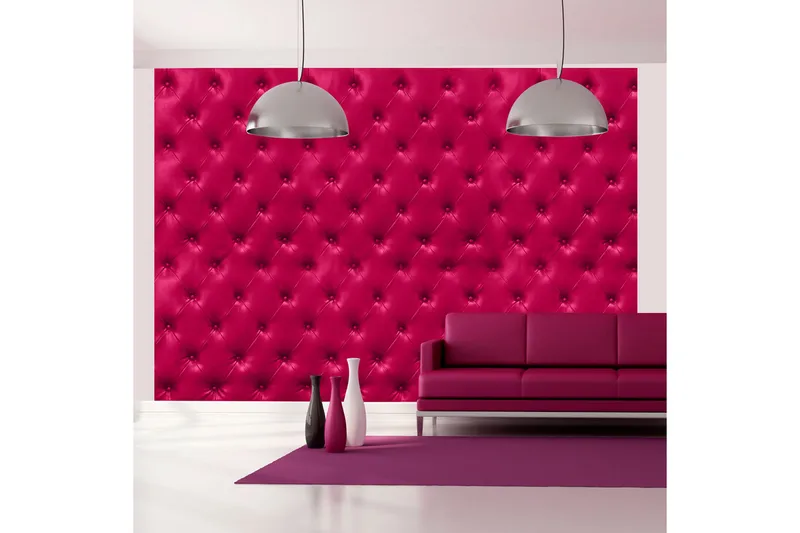 Fototapet Fuchsia Rhombuses 400x280, Artgeist sp. z o. o.