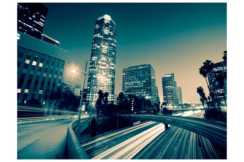Fototapet Gatene Los Angeles 350x270 - Artgeist sp. z o. o. - Innredning - Veggdekorasjon - Tapeter - Fototapeter