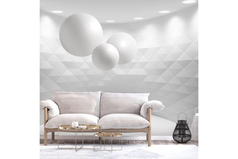 Fototapet Geometric Room 350x245 - Artgeist sp. z o. o. - Innredning - Veggdekorasjon - Tapeter - Fototapeter