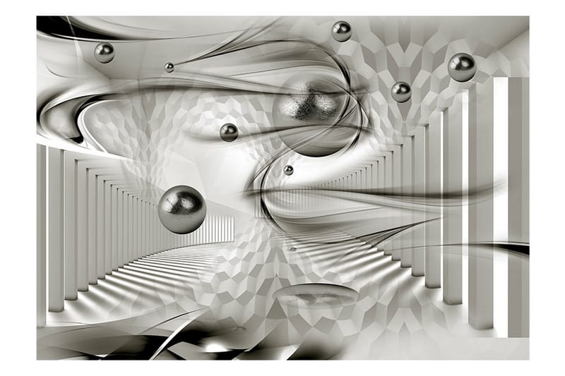 Fototapet Geometric Storm 300x210 - Artgeist sp. z o. o. - Innredning - Veggdekorasjon - Tapeter - Fototapeter
