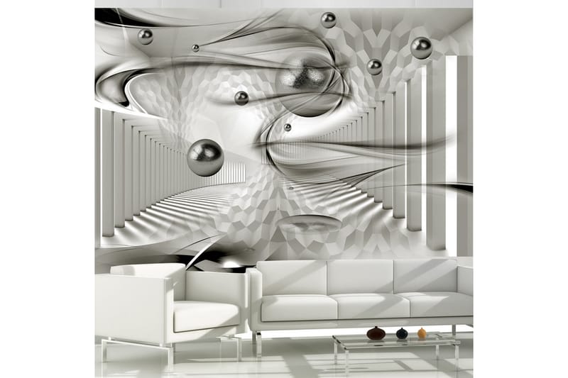 Fototapet Geometric Storm 300x210 - Artgeist sp. z o. o. - Innredning - Veggdekorasjon - Tapeter - Fototapeter