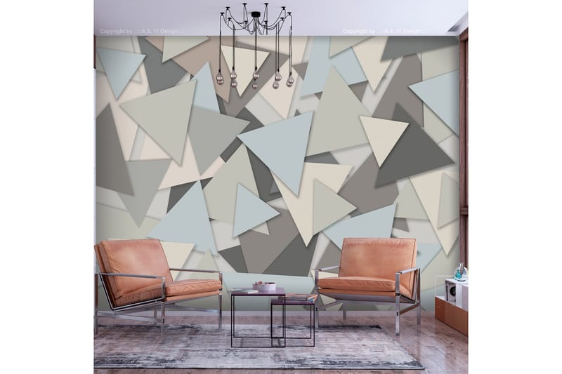 Fototapet Geometric Puzzle 350x245 - Artgeist sp. z o. o. - Innredning - Veggdekorasjon - Tapeter - Fototapeter