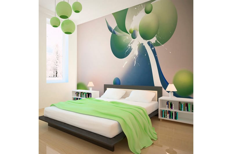 Fototapet Geometrisk Explosion 300x231 - Artgeist sp. z o. o. - Innredning - Veggdekorasjon - Tapeter - Fototapeter