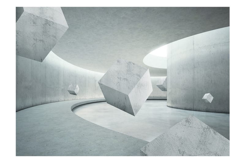 Fototapet Geometry Of The Cube 350x245 - Artgeist sp. z o. o. - Innredning - Veggdekorasjon - Tapeter - Fototapeter