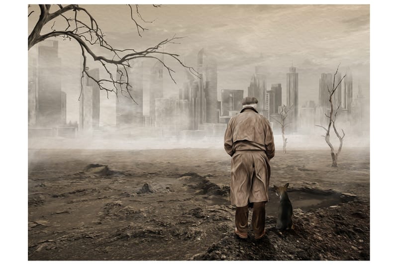 Fototapet Ghost's City 350x270 - Artgeist sp. z o. o. - Innredning - Veggdekorasjon - Tapeter - Fototapeter