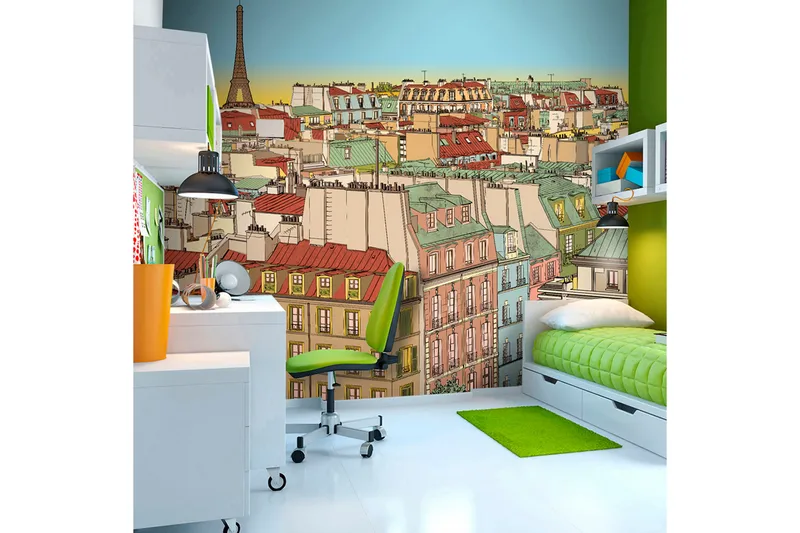 Fototapet God Morgen Paris! 400x309, Artgeist sp. z o. o.