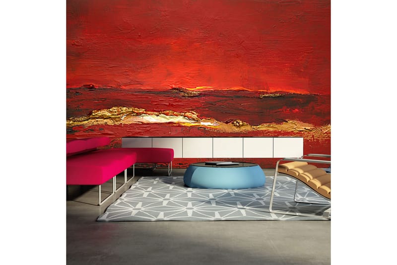 Fototapet Gold Wave 450x270, Artgeist sp. z o. o.