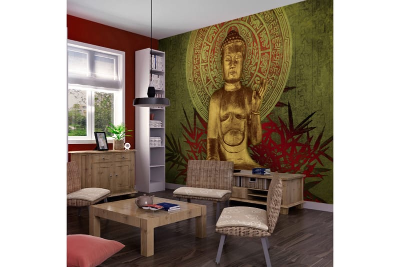 Fototapet Golden Buddha 400x309, Artgeist sp. z o. o.