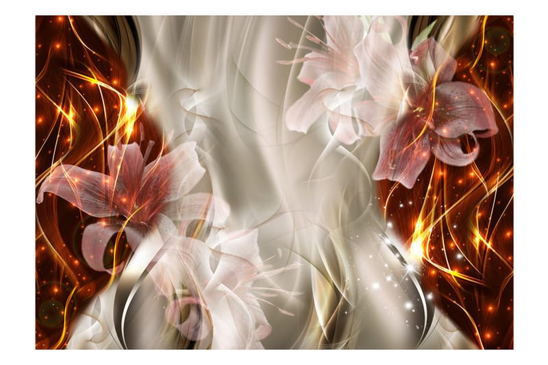 Fototapet Golden Comet 200x140 - Artgeist sp. z o. o. - Innredning - Veggdekorasjon - Tapeter - Fototapeter