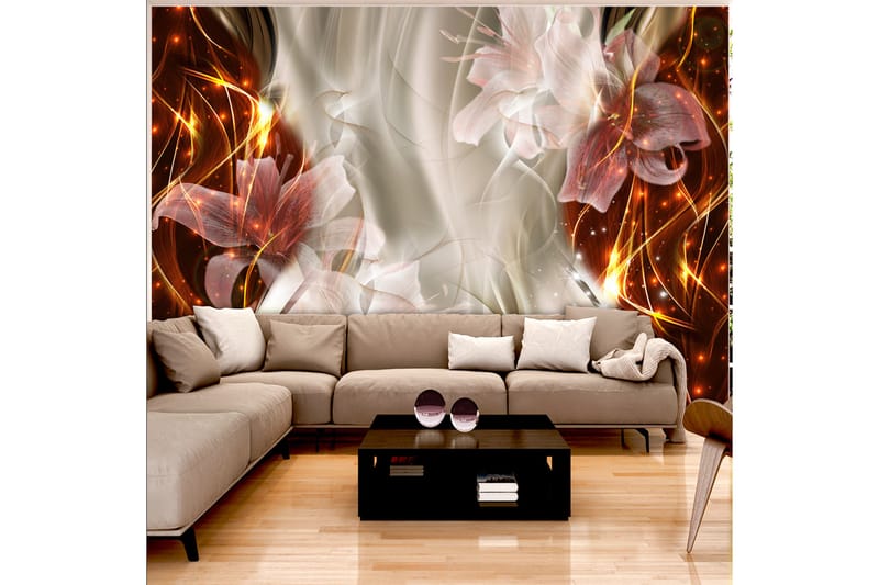 Fototapet Golden Comet 200x140 - Artgeist sp. z o. o. - Innredning - Veggdekorasjon - Tapeter - Fototapeter
