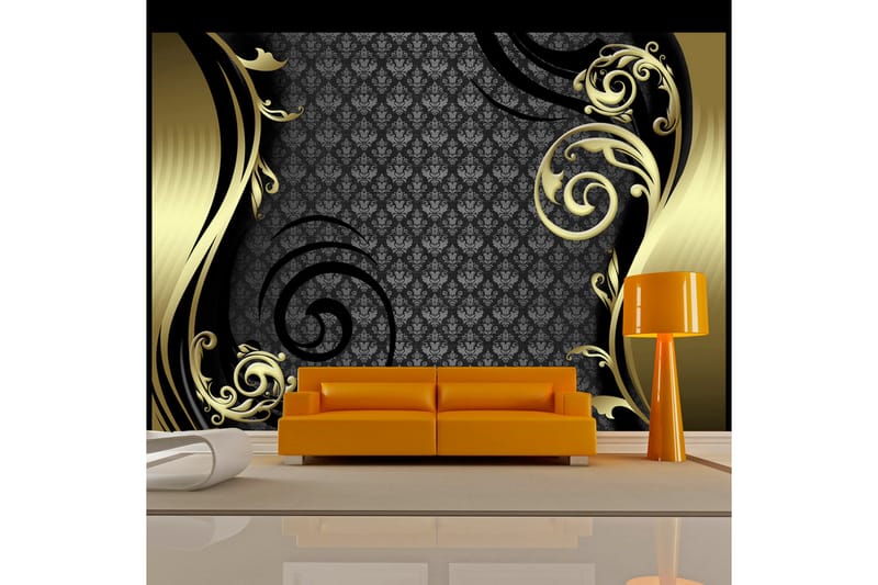 Fototapet Golden Curtain 250x175 - Artgeist sp. z o. o. - Innredning - Veggdekorasjon - Tapeter - Fototapeter