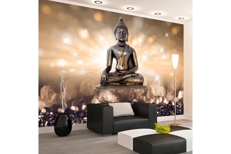 Fototapet Golden Enlightenment 100x70, undefined