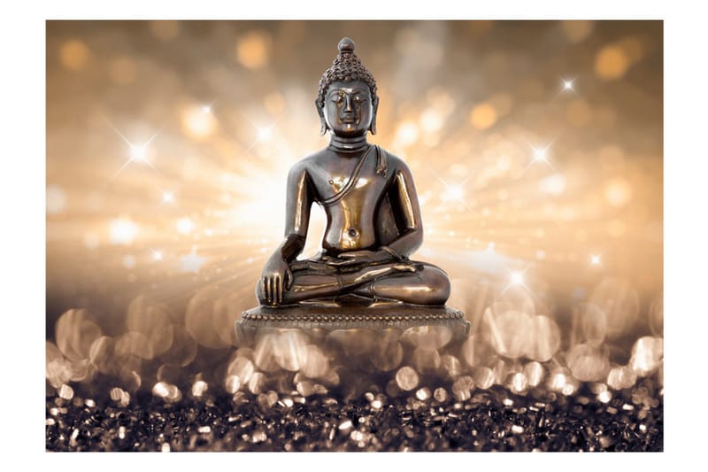 Fototapet Golden Enlightenment 200x140 - Finnes i flere størrelser - Innredning - Veggdekorasjon - Tapeter - Fototapeter
