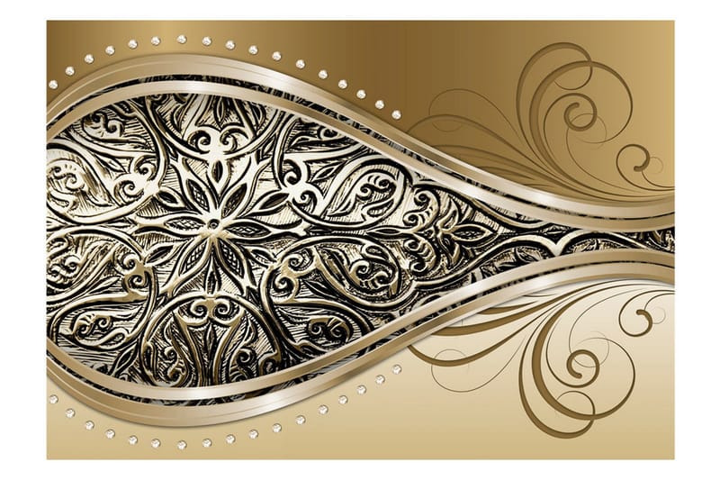 Fototapet Golden Eye 200x140 - Artgeist sp. z o. o. - Innredning - Veggdekorasjon - Tapeter - Fototapeter