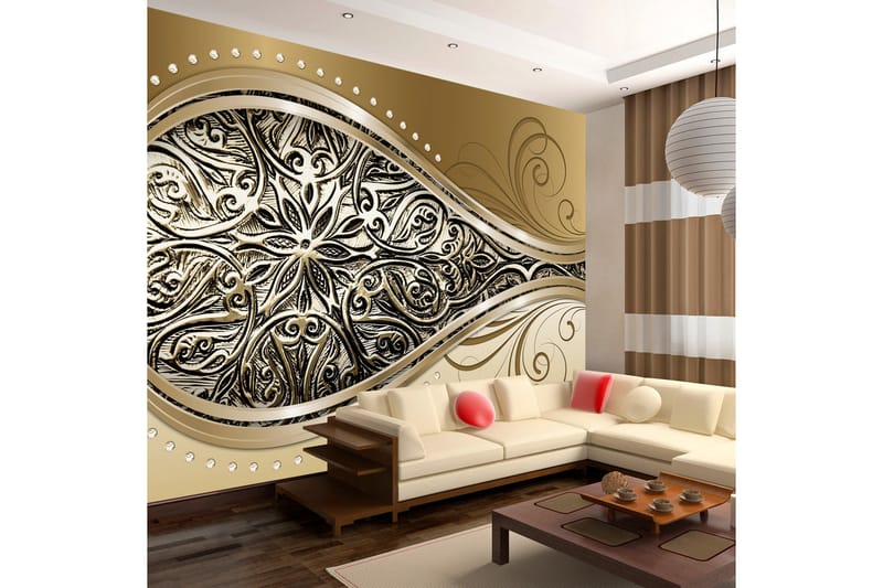 Fototapet Golden Eye 250x175 - Artgeist sp. z o. o. - Innredning - Veggdekorasjon - Tapeter - Fototapeter