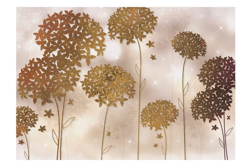 Fototapet Golden Garden 150x105 - Artgeist sp. z o. o. - Innredning - Veggdekorasjon - Tapeter - Fototapeter