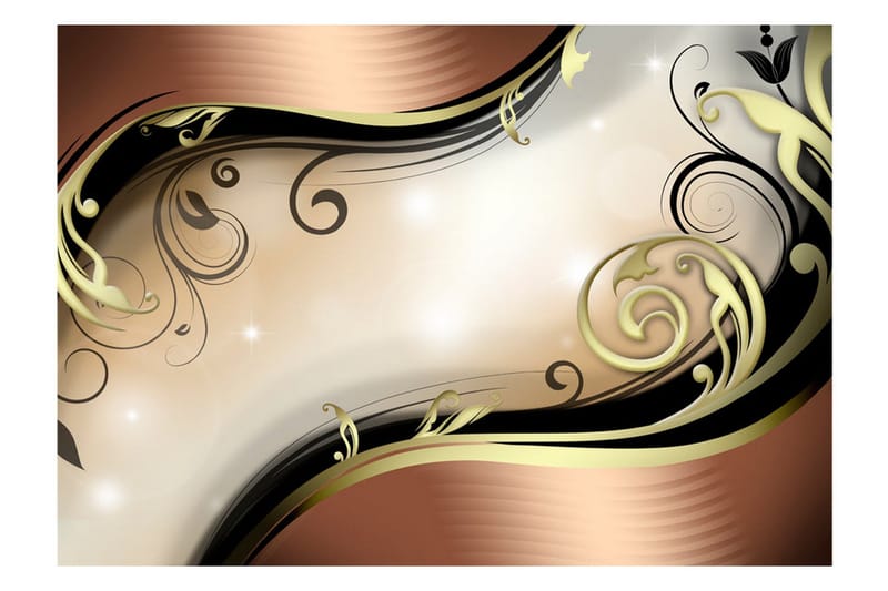Fototapet Golden Glow 300x210 - Artgeist sp. z o. o. - Innredning - Veggdekorasjon - Tapeter - Fototapeter