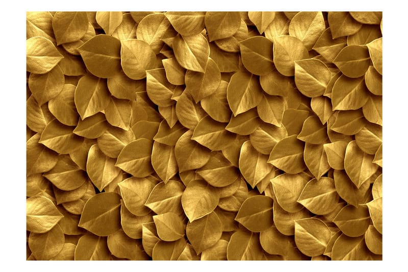 Fototapet Golden Leaves 150x105 - Artgeist sp. z o. o. - Fototapeter