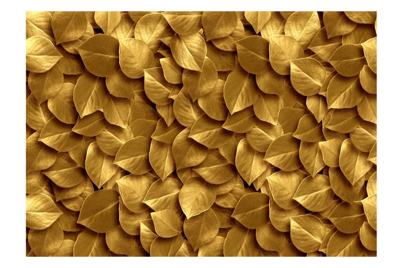 Fototapet Golden Leaves 200x140 - Artgeist sp. z o. o. - Innredning - Veggdekorasjon - Tapeter - Fototapeter