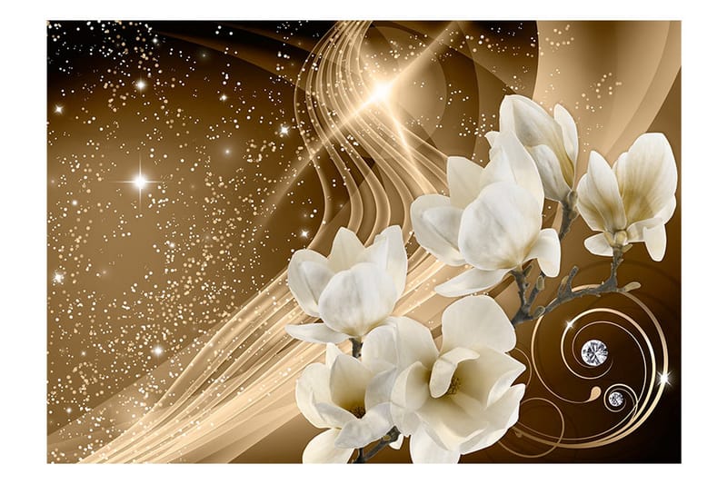 Fototapet Golden Milky Way 300x210 - Artgeist sp. z o. o. - Innredning - Veggdekorasjon - Tapeter - Fototapeter