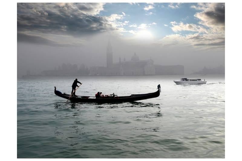 Fototapet Gondola Riding Venezia 250x193 - Artgeist sp. z o. o. - Innredning - Veggdekorasjon - Tapeter - Fototapeter