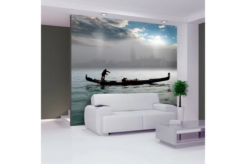 Fototapet Gondola Riding Venezia 250x193 - Artgeist sp. z o. o. - Innredning - Veggdekorasjon - Tapeter - Fototapeter