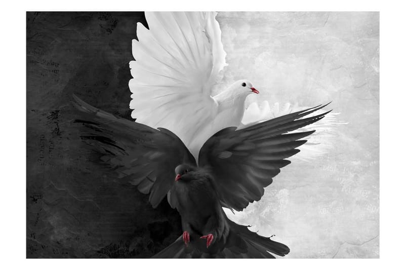 Fototapet Good Vs Evil 400x309 - Artgeist sp. z o. o. - Innredning - Veggdekorasjon - Tapeter - Fototapeter