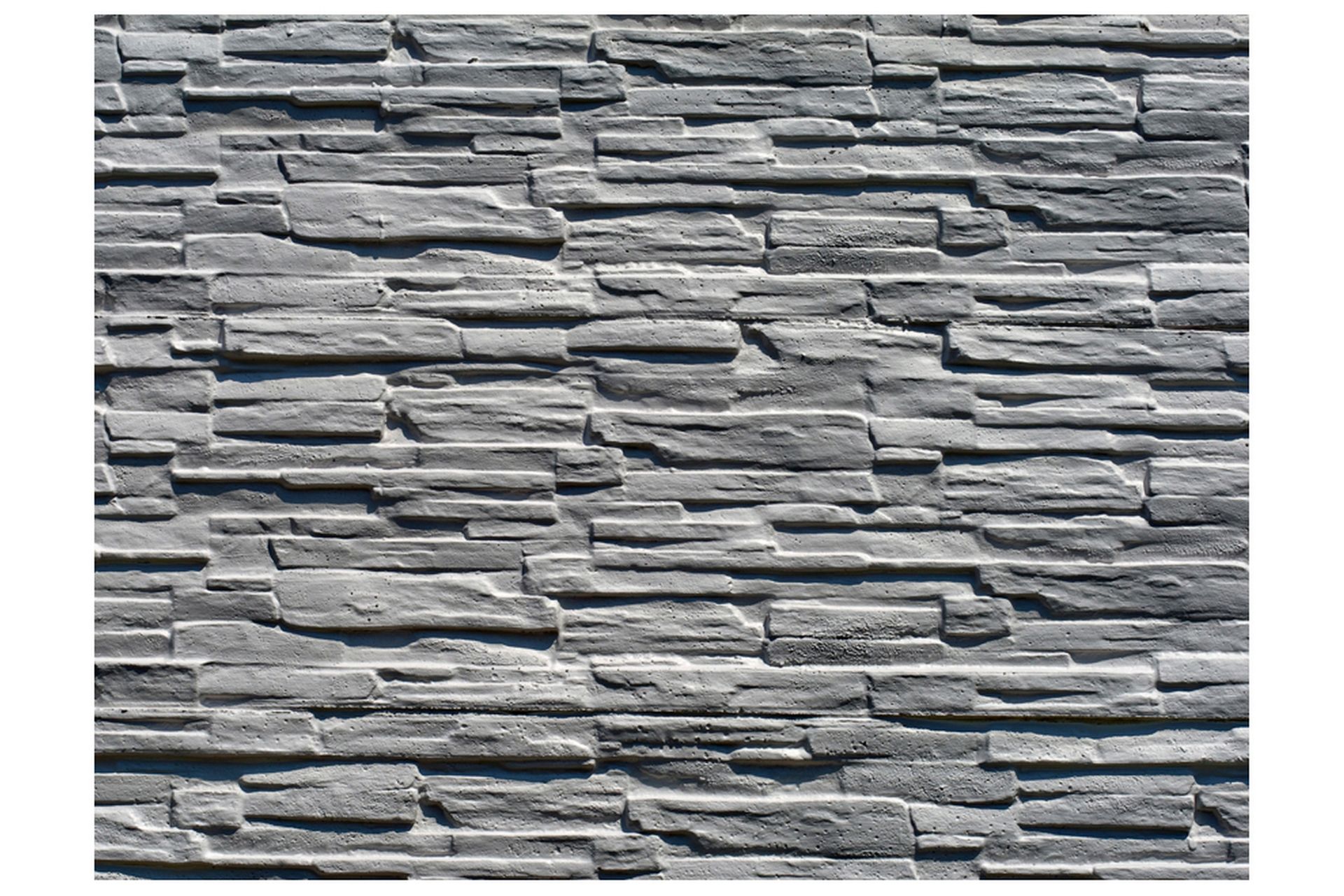 Fototapet Grå Stenmur 350x270 - Artgeist sp. z o. o. - Innredning - Veggdekorasjon - Tapeter - Fototapeter