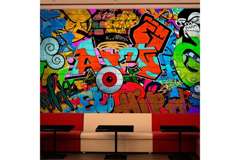 Fototapet Graffiti Art 400x280 - Artgeist sp. z o. o. - Innredning - Veggdekorasjon - Tapeter - Fototapeter