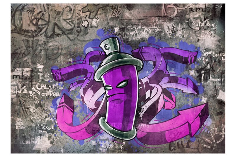 Fototapet Graffiti Spray Can 150x105, Artgeist sp. z o. o.